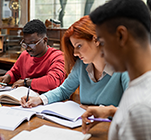 Students at a Table