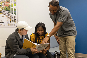 FCC Student reading